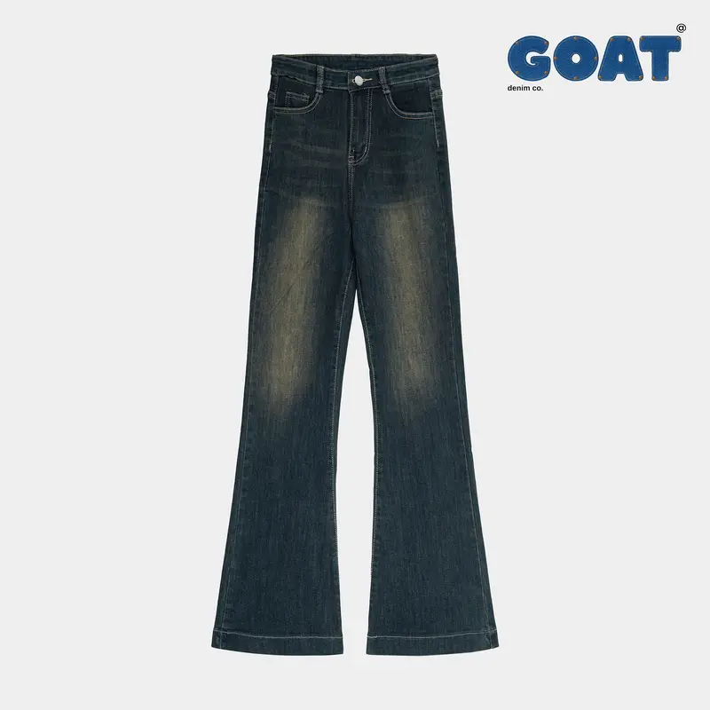 GOAT JEANS - Quần Jeans ống loe dài co giãn ( 100cm ) 4