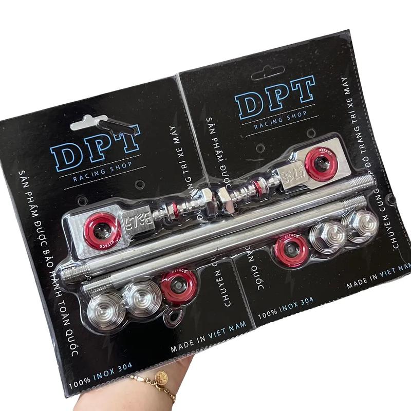 Bộ Combo cốt trước sau+ tán inox304 kèm pát tăng sên inox304 cho Wave Dream- Future(FutureX- Neo-2) Phụ Kiện Phụ Tùng