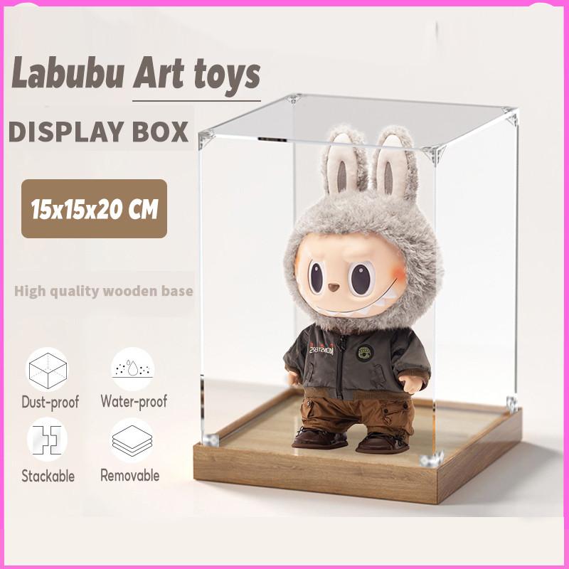 Acrylic display case/box model: art toys labubu size 20x15cm - TikTok ...