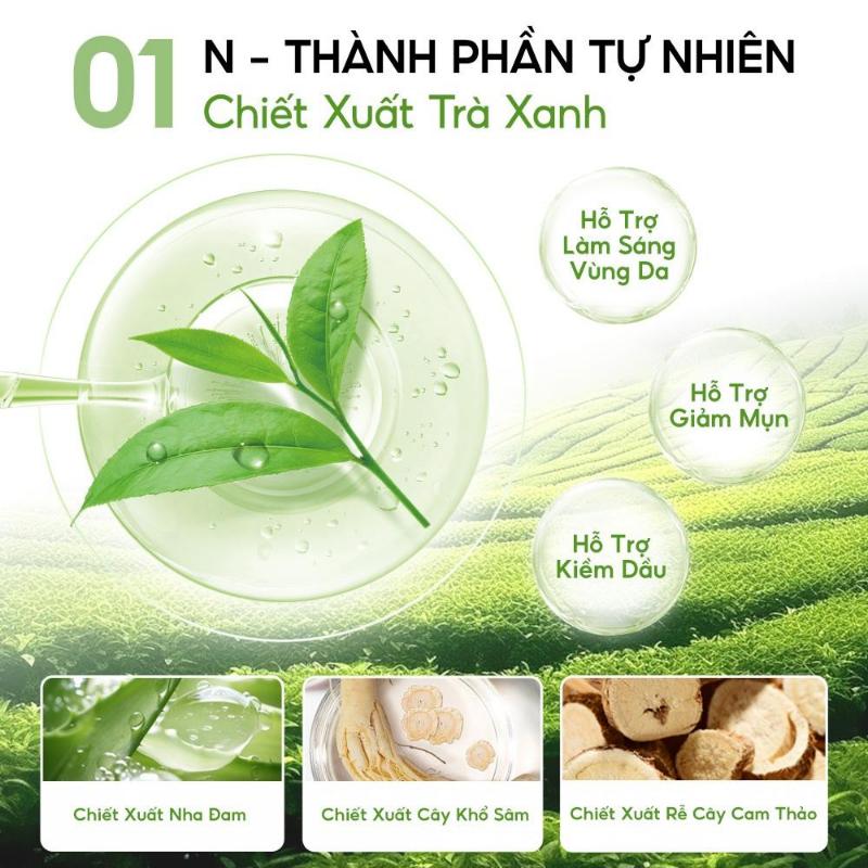 Mặt Nạ Giấy CLRKEY LUMINUS Vitamin B5 Hỗ Trợ Cấp Ẩm Làn Da/ Purifying Facial Mask Hỗ Trợ Giảm Dầu Và Mụn 10 miếng/hộp 2