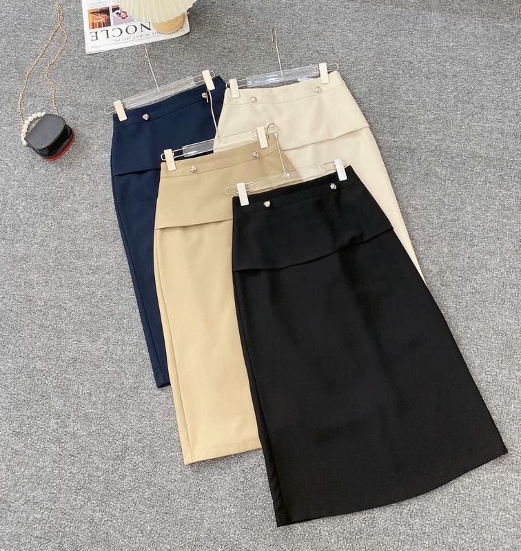 Chân Váy Dáng A Dài Có Tà Peplum Lala Fashion Mã 4647