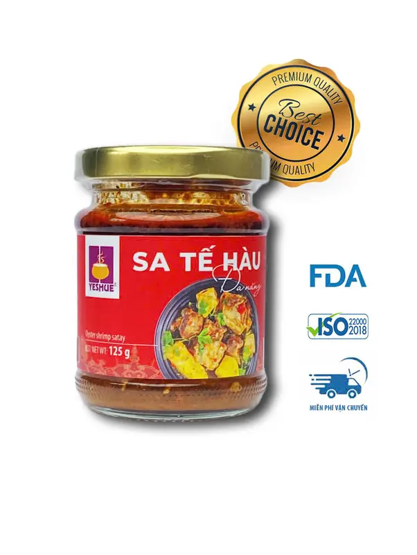 Sa tế hàu 125g YesHue - Gia vị Sa tế tiện dụng cho mọi căn bếp hiện đại 0