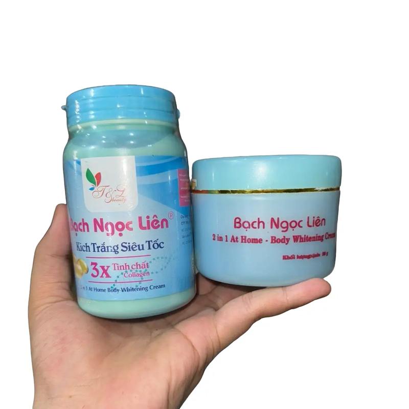 Sét 2 món Kem dưỡng da body Bạch Ngọc Liên 300g làm đẹp da
