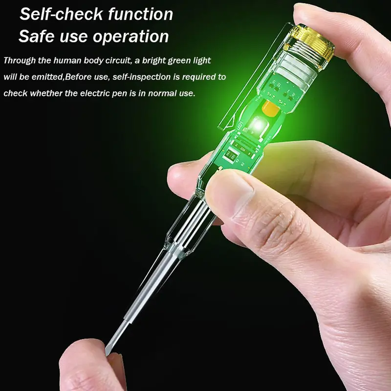 Bút thử điện, Công cụ thợ điện, Bút dò điện áp Power Cảm Ứng thông minh, Máy kiểm tra mạch, Bút điện, Mới 0