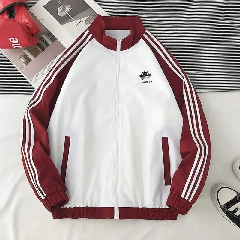 Áo Khoác Nam Nữ Cải Mero Cổ Đứng Dày Dặn Hot Tren Siêu Ngầu Menswuar Jacket Có Túi 3