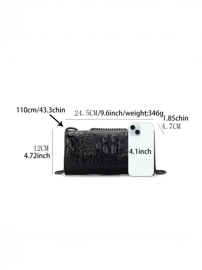 Product Introduction of Women's Fashionable Crossbody Bag, with Chain Strap, Magnetic Closure Bag, Bag for Women 1