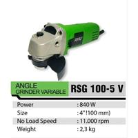Gambar RYU Gerinda Variable RSG100-5V Gurinda Variable Speed (RSG 100-5V) dari Drill&Co Kota Administrasi Jakarta Barat 3 Tokopedia