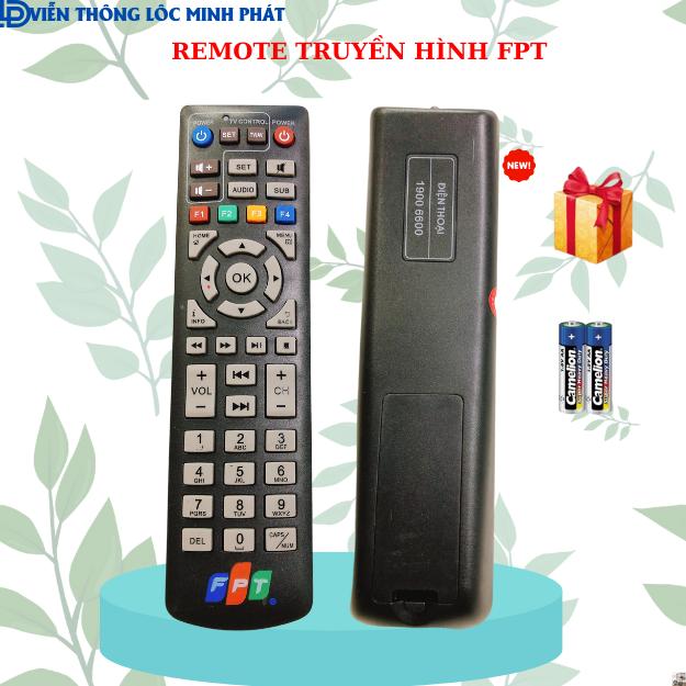  REMOTE ĐIỀU KHIỂN TRUYỀN HÌNH FPT ĐẦU BOX FPT - TẶNG KÈM PIN 