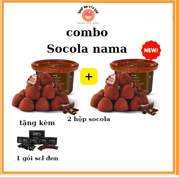 Combo Socola Nama 408g - Hộp 80 viên Sô Cô La Chocolate - Thức Ăn, Snack