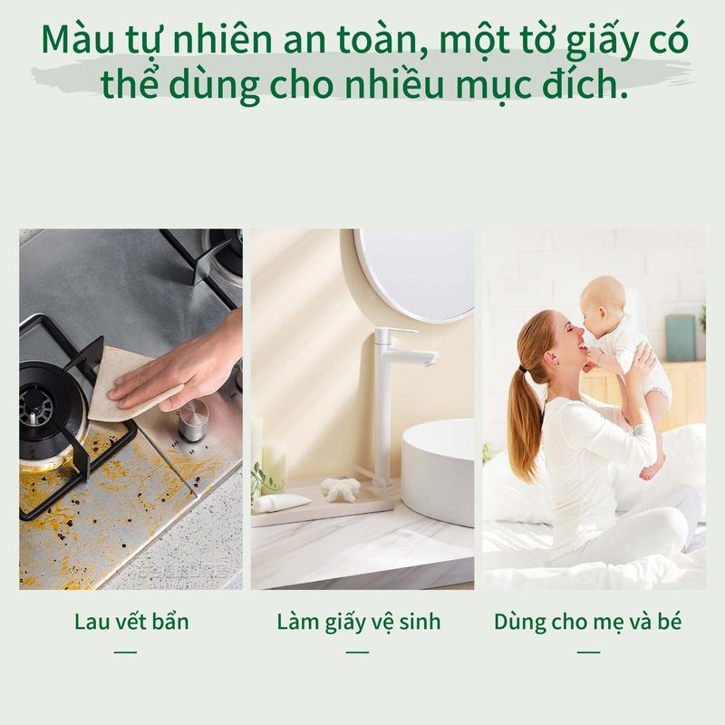 Combo Thùng 6 Túi Giấy Rút Treo Tường KINGESS Động Vật Xanh 5 Lớp khangi  ay tietkiem 5