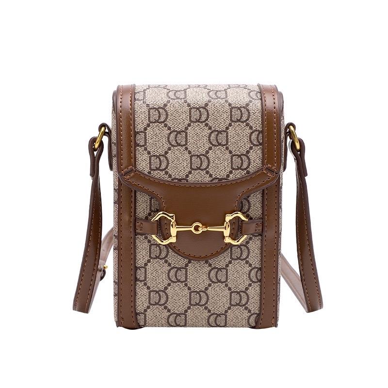 [Full Box] Túi đựng điện thoại dáng đứng đeo chéo nam nữ 18cm phong cách Hàn Quốc đi làm đi chơi chụp hình (full hộp xanh, bill, tem)