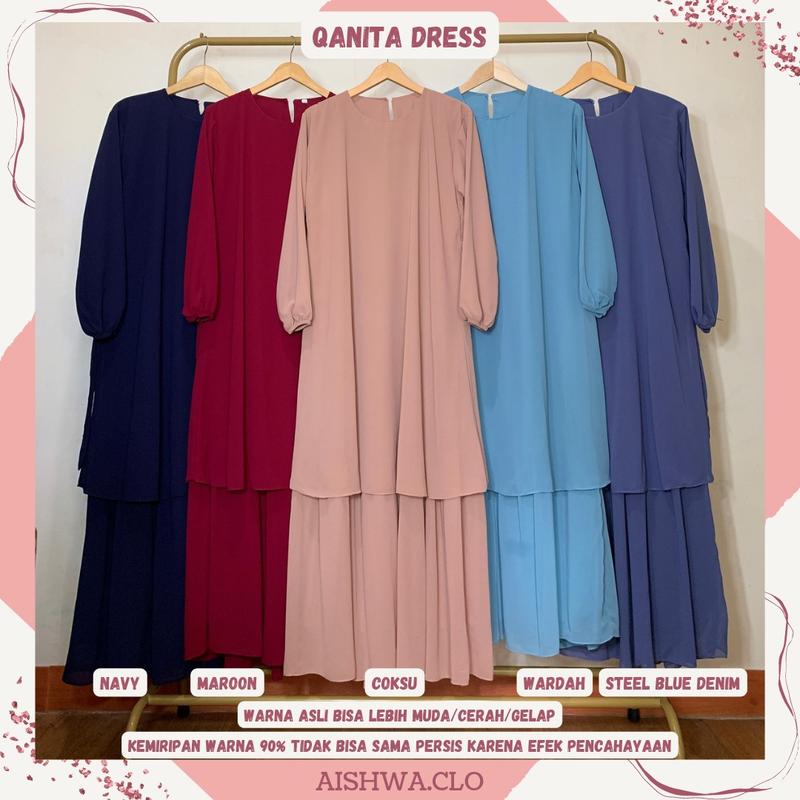 QANITA CERUTY DRESS M-L-XL-XXL BY AISHWA.CLO 4