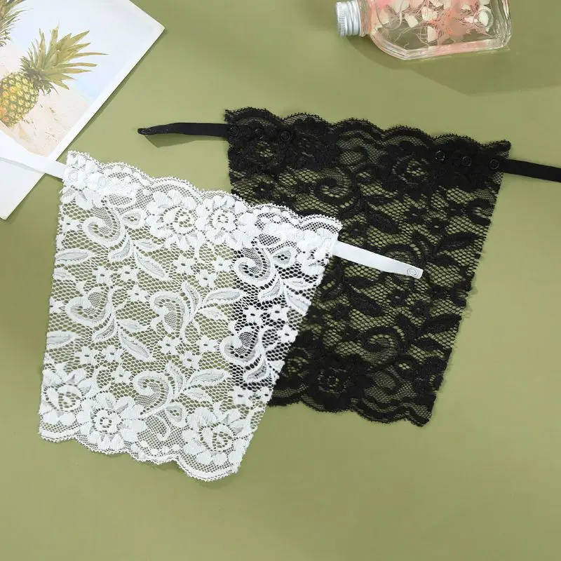 Áo Ống Che Phủ Toàn Bộ, Có Thể Mặc Bên Trong Mùa Hè, Mỏng Và Dễ Phối Đồ, Có Dây Đeo Che Ngực Cổ Thấp Ren, Áo Che Ngực Một Mảnh, Vải Khối Ngực, Thích Hợp Cho Năm 2025 Mua Lại 4327