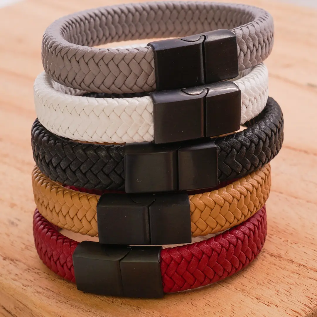 Gelang Pria Wanita Couple Premium Lavisho Orlando Bracelet - Gelang Kulit
