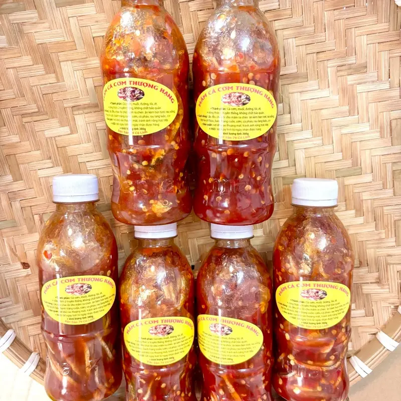 6 Chai Mắm Nêm Cá Cơm Thượng Hạng Đặc Sản Nha Trang Khánh Hòa, 1 Chai 380gram, Nước Sốt Gia Vị, ít Cay, Không  Chua 2