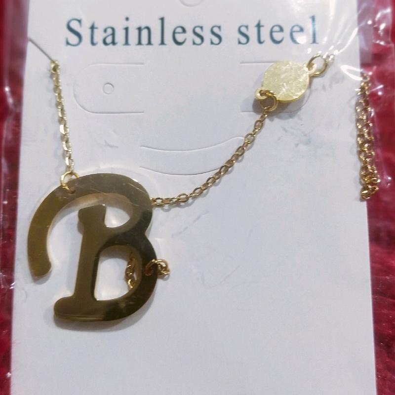 kalung titanium huruf anti luntur Gold 5