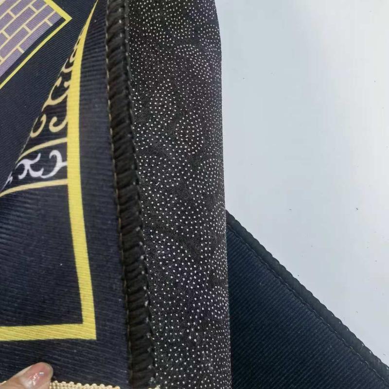 Product Introduction of Wholesale Square Solid Color Carpet Crystal Velvet Felt Thick Short Pile Printed Soft Tassel Non-Slip Floor Mat 1