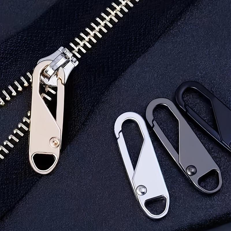 Product Introduction of Zipper Slider, 4pcs Zipper Instant Repair Tool Kit, Replacement Travel Bag Zipper Puller, DIY Sewing Craft, Sewing Accessories Holiday Essentials 10