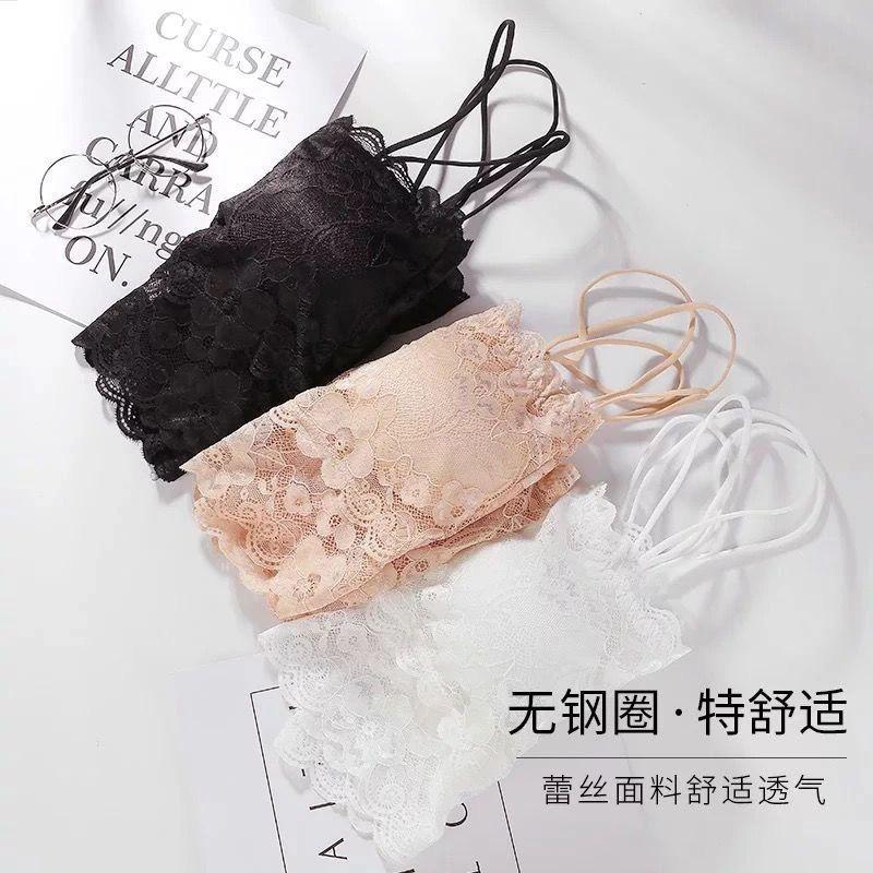 Áo Ngực Không Dây Ren Chống Lộ, Dành Cho Nữ, Phong Cách Hàn Quốc, Áo Yếm Hở Lưng Gợi Cảm, Áo Ba Lỗ Lớp Nền Mỏng, Thích Hợp Cho Học Sinh, Bán Chạy Năm 2025 Bra Top 5