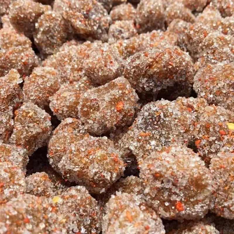 kẹo 3 vị dâu tây , dâu tằm , me cay hộp 500gr Snack Candy Ăn Vặt Thức Ăn 1