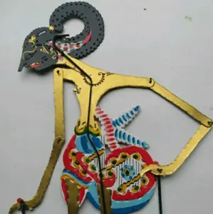 Wayang kulit kertas duplex tebal Janoko/Arjuna tinggi -+45cm ukuran standar pentas pedalangan