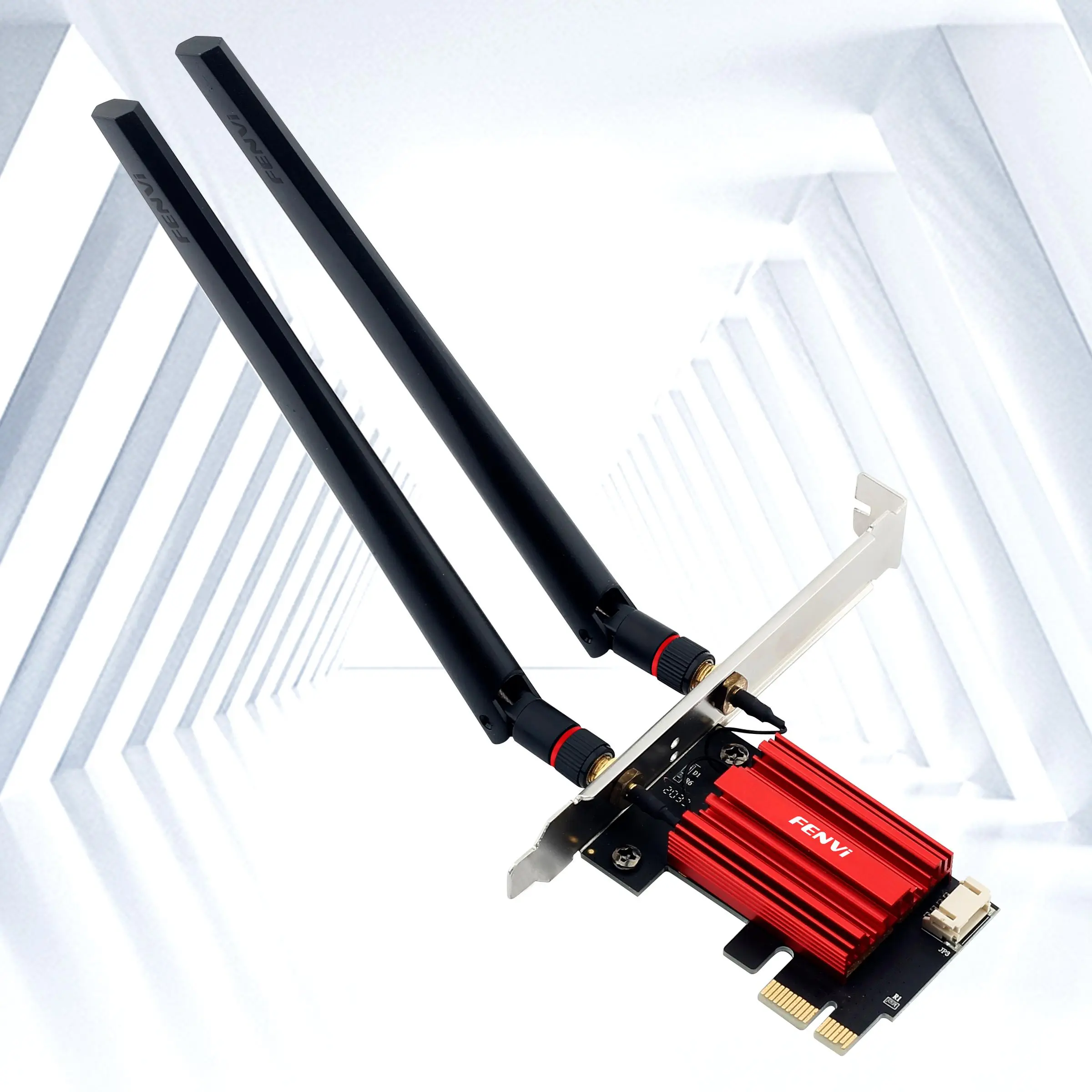 FENVI FV-AC1200 WiFi5 Wireless Network Card, Dual Band 2.4GHz-300Mbps/5GHz-867Mbps Network Adapter, Compatible with Win7/8/10/11 Operating System