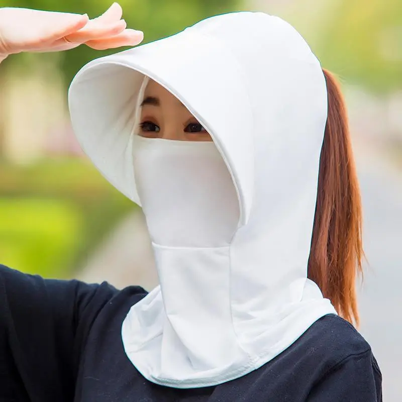 Mũ Chống Nắng Ngoài Trời, Chống Nắng, Bảo Vệ Cổ, Dành Cho Nữ, Vành Lớn, Nhẹ, Thoáng Khí, Chống Gió, Chống Bụi