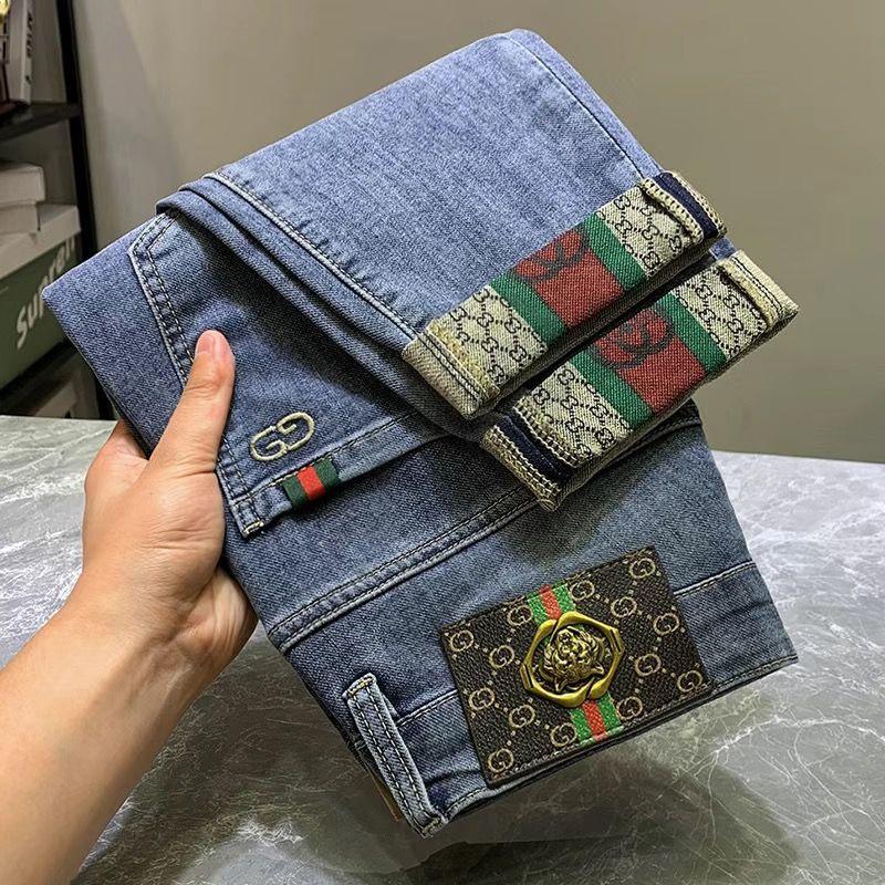 Product Introduction of Quần Jean Nam Hợp Xu hướng Cao Cấp, Dáng Rộng Vừa Vặn, Quần Ôm, Co Giãn Thường Ngày Dài Hợp Xu hướng, Bộ Sưu Tập Xuân Thu 2023 Hàng Mới Về, Thích Hợp Cho Nam Giới 11