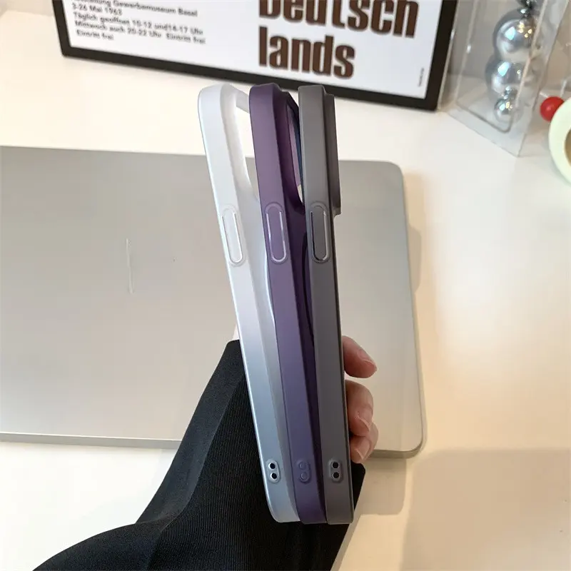 Ốp Điện Thoại Trong Suốt Nhám Siêu Mỏng, Hút Từ Tính, Tương Thích Với iPhone 11 12 13 14 15 PRO MAX Và 14 Plus Phụ Kiện 2