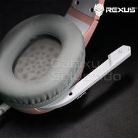 Gambar REXUS Vonix F80 RGB Gaming Headset - Merah Muda - Hitam dari GASOL MALANG Kota Malang 5 Tokopedia