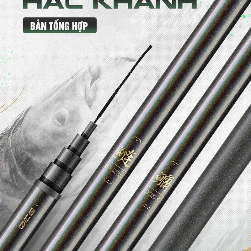 Cần Câu Nhất Hào Hắc Khanh Bản Tổng Hợp - Vietnamfishing ( Bảo Hành 10 năm thay thế 2 lóng) câu cá