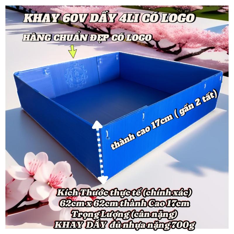 KHAY 60V và 80v dày 4li [ hàng miền nam ] khay gà, khay vuông, khay lót chuồng , khay lót lòng, khay nhựa, khay đung phan gà