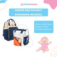 Gambar Papamama Diaper Bag 1003 - Tas Popok Ransel - Tas Perlengkapan Bayi Bags Multifungsi - MARUN, 1003 dari Aurel Babyshop Kota Tangerang Selatan 5 Tokopedia