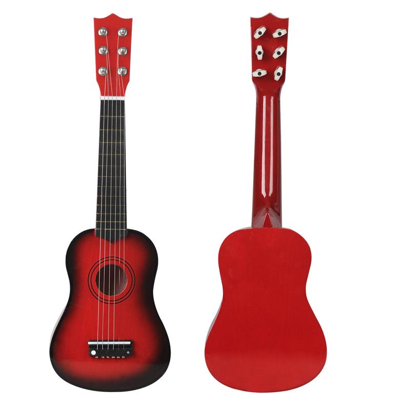 Product Introduction of Cross-border Hot-selling Colorful Basswood 21inch Small Guitars Children's Toys Playable Wooden Guitars Wholesale Starting from 20pcs Guitar 13