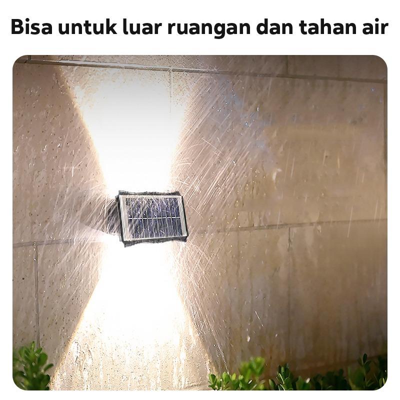 Lampu Tenaga Surya Lampu Hemat Energi Lampu Anti Air Solar Cell Panel 5 Watt 8 LED 7