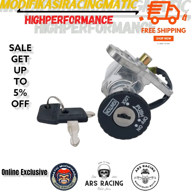 Kunci Kontak Vega r new - Jupiter z Only (Hanya Depan ) Kualitas Terbaik Accessories Motor Motorcycle 0