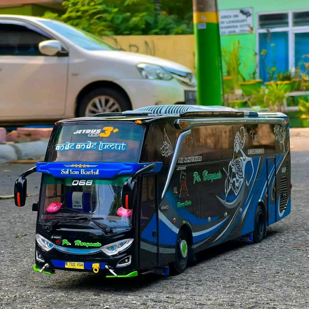 MINIATUR BUS PO HARYANTO TELOLET VIRAL FULL FARIASI OLENG BOS