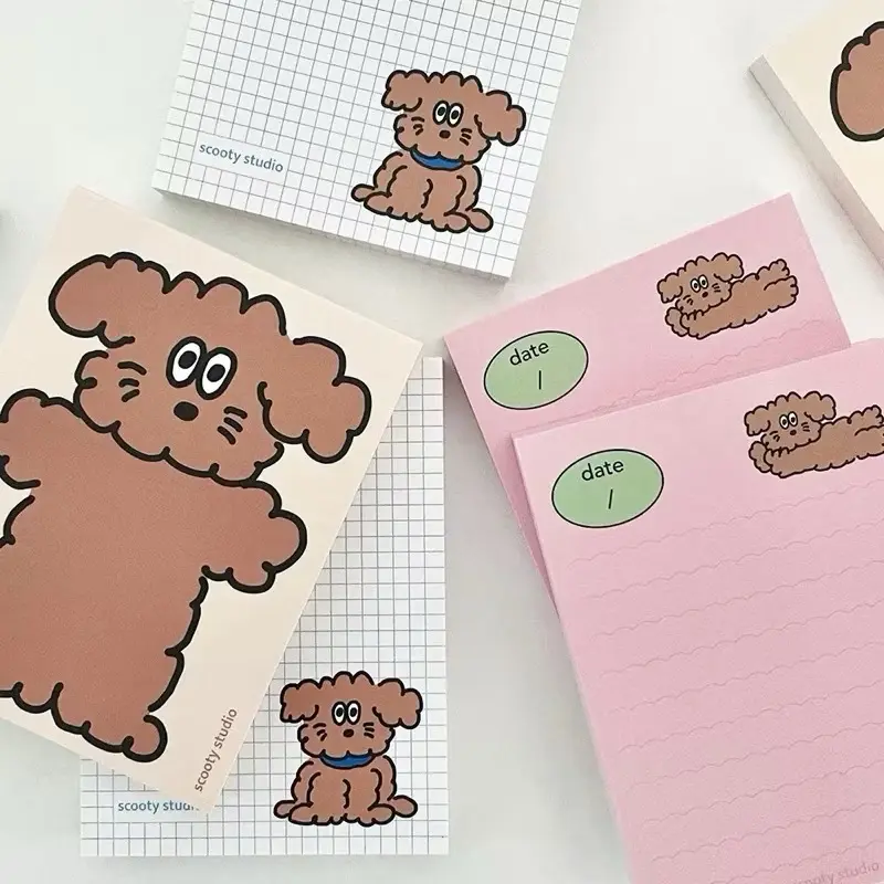 Giấy note / giấy ghi chú in hìn cún CHARLIE Sugar19