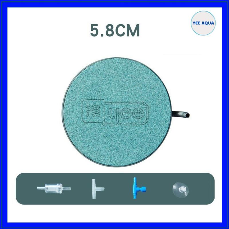 Đĩa Sủi Nano YEE Size (3.8-5.8cm-7.8cm) - Có Sẵn Van Điều Chỉnh Oxy, Đĩa Sủi Cao Cấp (KHÔNG GỒM MÁY SỦI) đầu  sủi 5