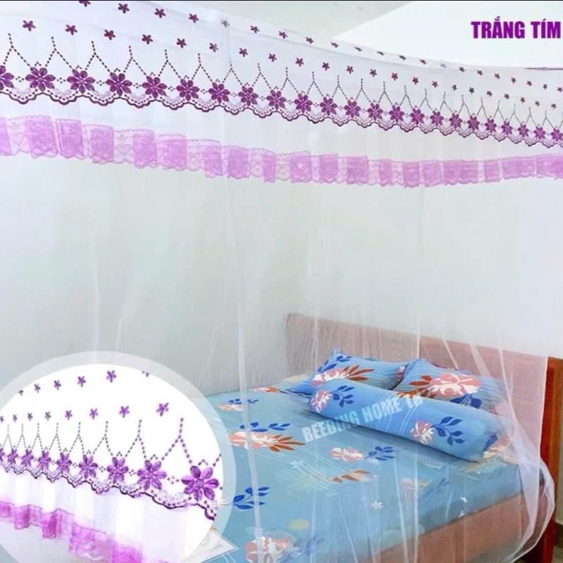 màn dây 4 goc có cửa có diềm đủ màu đủ kích thước 1