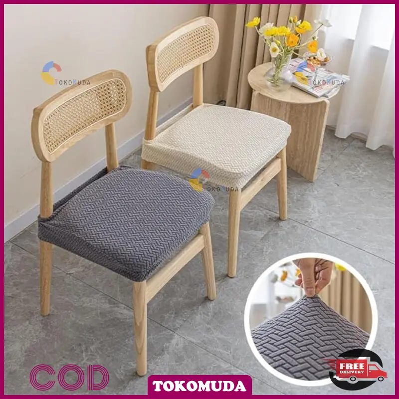 TOMU COD Sarung Kursi Elastis - Cover Dicuci untuk Kantor, Komputer, Ruang Makan & Rumah Chair Cover