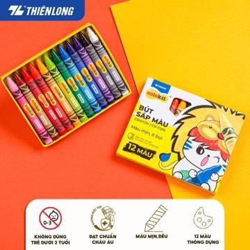  Bút Sáp màu Thiên Long CR-C016- 12 màu 