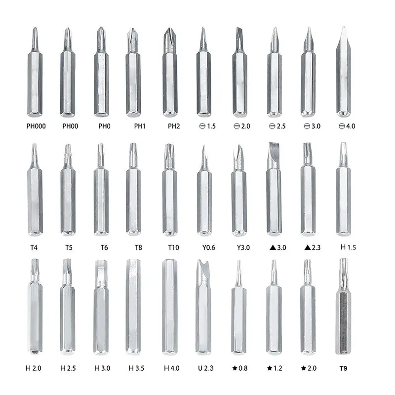 32 in 1 Screwdriver Set, Magnetic Repair Tool Kit with Case for Computer, iPhone, PC, Cellphone, Laptop, Watch, Glasses, Camera Accessories 7