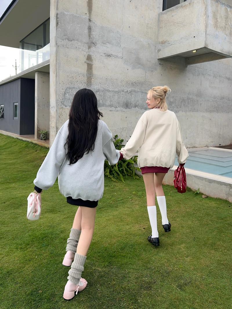 Product Introduction of AB HOUSE - Áo Cardigan Bestie form rộng thời trang nam nữ 6