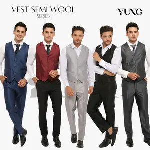 Rompi Pengantin Rompi Wedding Vest Nikah Rompi Pria dalaman jas Formal