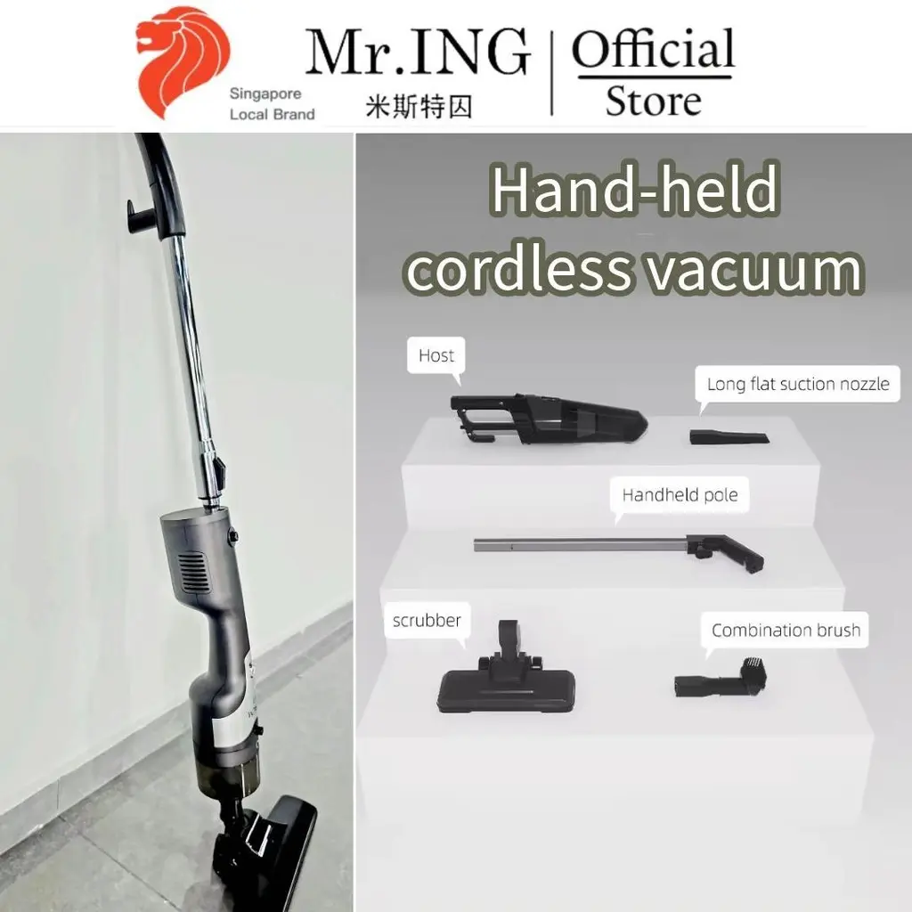 Hand-held cordless vacuum cleaner wired strong suction stick vacuum for floor sofa bed car