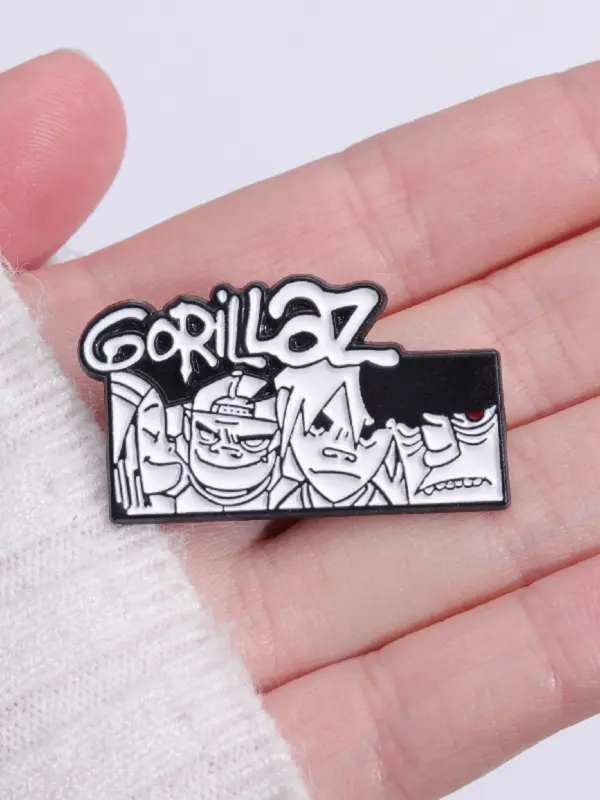 Cartoon Character Brooch, Fashion Alloy Badge for Daily Clothing Decor, Trendy All-match & Exquisite Brooch for Birthday Gift 6