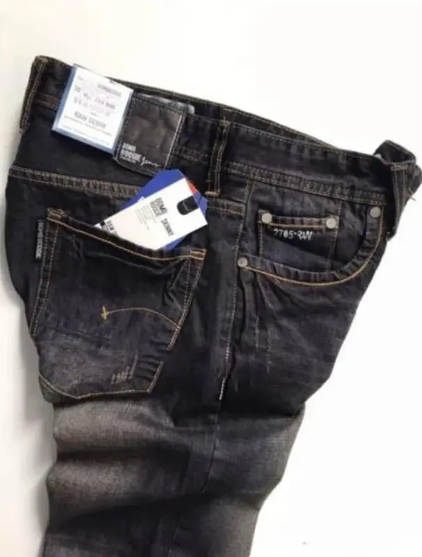 Promo Celana Jeans Pria BOMBOOGIE pria standar terlaris -Celana Panjang Pria Terbaru-BOMBOOGIE Jeans premium distro Size 27-34 Terbaru Dan Terlaris Nyaman Denim Hitam Keren Basic 8