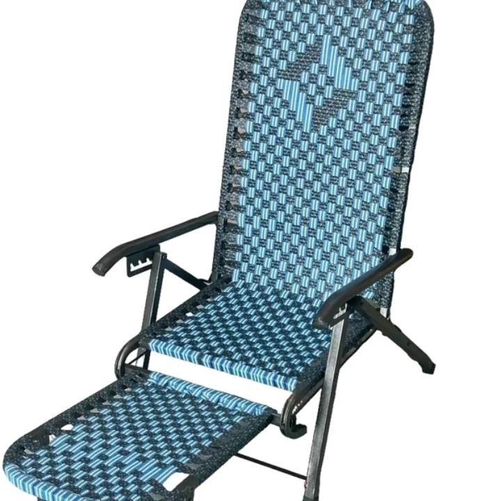 ghế bố xếp cao cấp, lưới đan chắc chắn,(màu ngẫu nhiên)