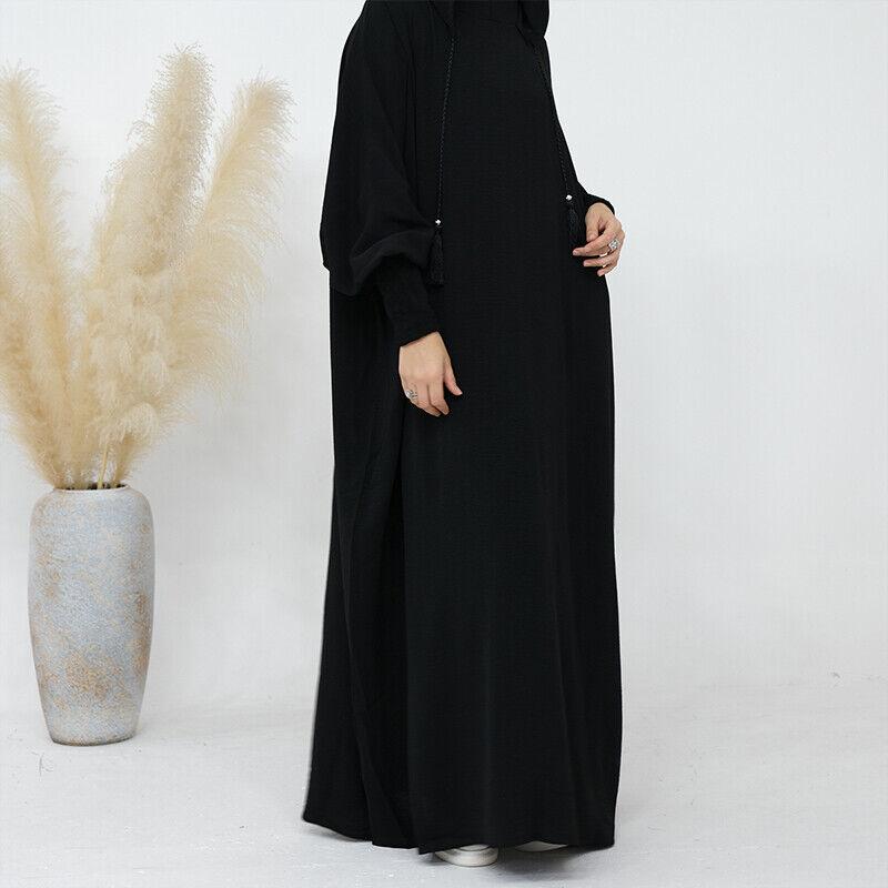 Product Introduction of Váy Hoodie Phụ Nữ Hồi Giáo, 1 Chiếc, Dài Tay Áo, Dáng Rộng Rãi, Áo Choàng Maxi, Abaya, Áo Jilbab 27